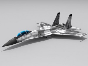 su30 flanker Modelo 3D