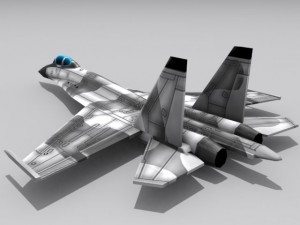 su30 flanker Model 3D