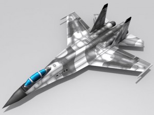 su30 flanker Model 3D