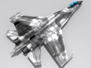 su30 flanker Model 3D