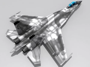 su30 flanker 3D Model