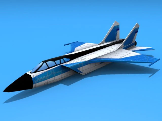 mig31 foxhound 3D Model .c4d .max .obj .3ds .fbx .stl .blend 