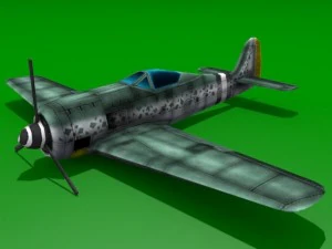 focke wulf fw 190 Modelo 3D