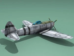 republic p47 thunderbolt 3D Model