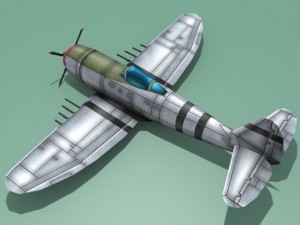 republic p47 thunderbolt Modèle 3D