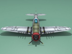 republic p47 thunderbolt Modèle 3D