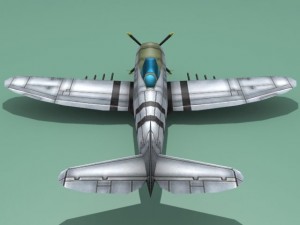 republic p47 thunderbolt Modèle 3D