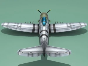 republic p47 thunderbolt 3D Model