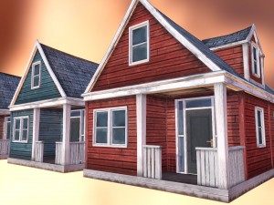 abandoned houses 01 3D-Modell