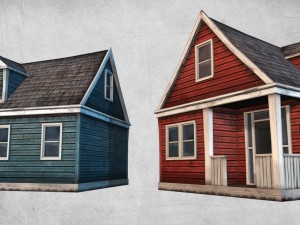 abandoned houses 01 3D Model
