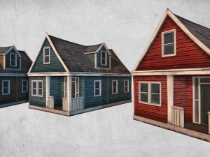 abandoned houses 01 3D Model