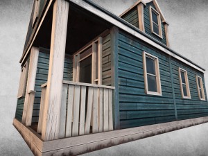 abandoned houses 01 3D Model