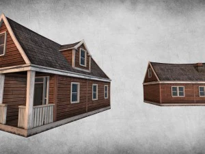 abandoned houses 01 3D Model
