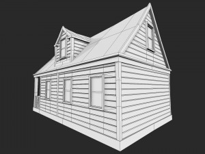 abandoned houses 01 3D Model