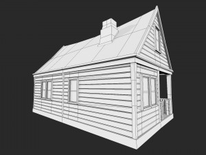 abandoned houses 01 3D Model