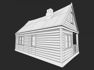 abandoned houses 01 3D Model