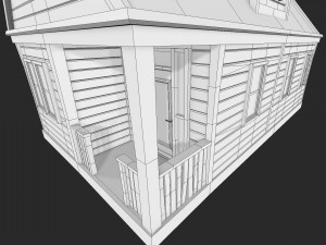 abandoned houses 01 3D Model
