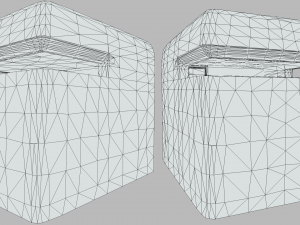 large concrete bunker pbr Modelo 3D