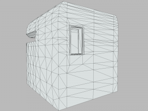 large concrete bunker pbr Modelo 3D