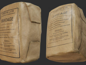field bandage pbr 3D Модель