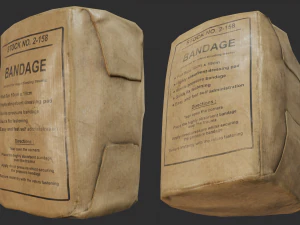 field bandage pbr 3D Model