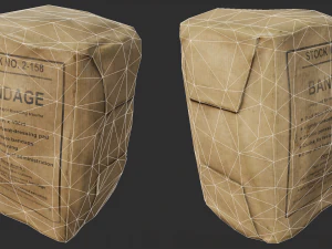 field bandage pbr 3D Model