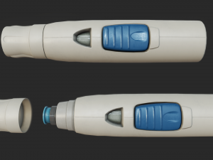 autoinjector pbr 3D-Modell