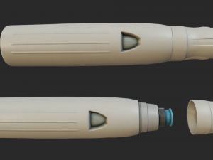 autoinjector pbr 3D मॉडल