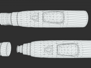 autoinjector pbr 3D मॉडल