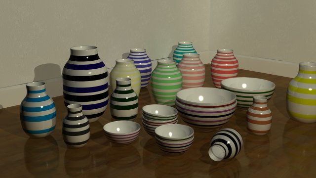 vases and bowls Modello 3D .c4d .max .obj .3ds .fbx .stl .blend 