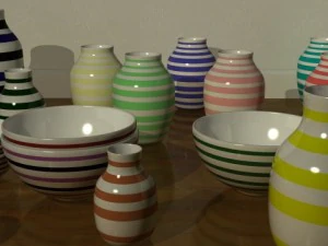 vases and bowls 3D Model
