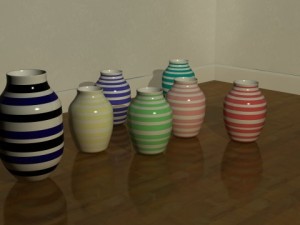 vases and bowls Modello 3D