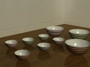 vases and bowls 3D Model