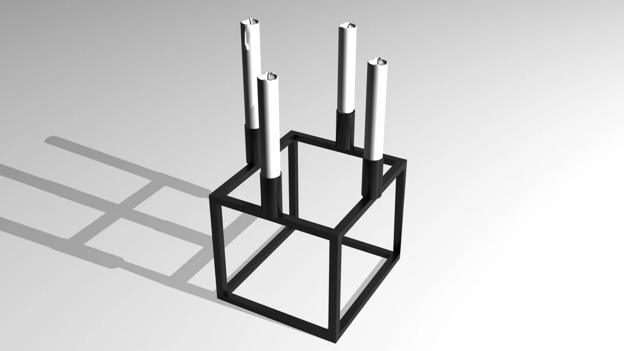 candlestick 3D Model .c4d .max .obj .3ds .fbx .stl .blend 