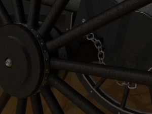 field cannon 3D 模型