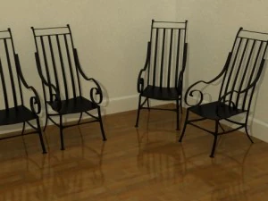 cafe chair 3D Model