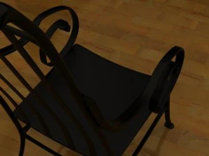 cafe chair 3D Model