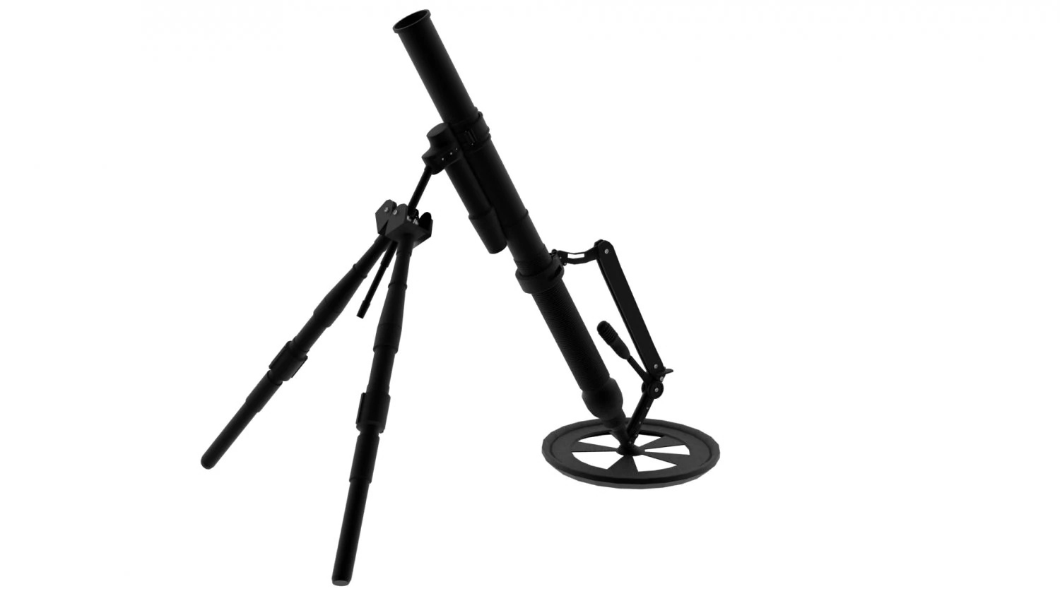 mortar 3D Model .c4d .max .obj .3ds .fbx .stl .blend 