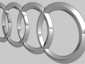 audi logo 3D Model
