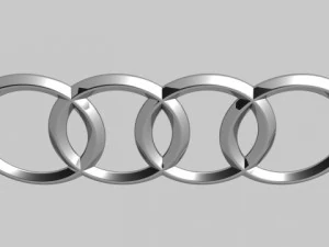 audi logo 3D Model