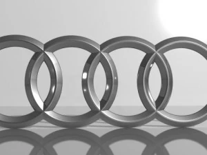 audi logo 3D Model