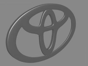 toyota logo 3D Модель