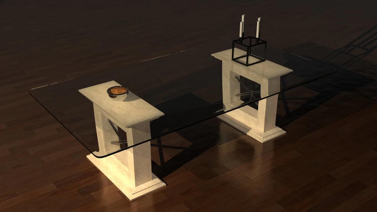 coffee table 3D Model .c4d .max .obj .3ds .fbx .stl .blend 