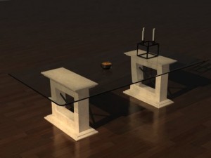coffee table Modello 3D