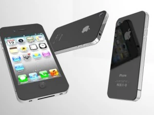 iphone 4s black edition 3D Model