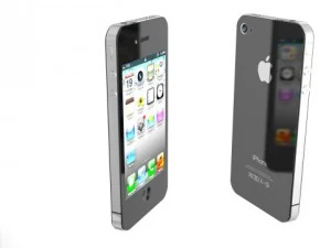 iphone 4s black edition 3D Model