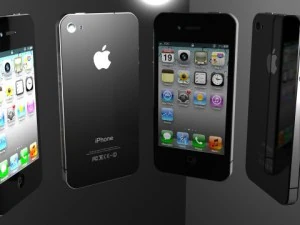 iphone 4s black edition 3D Model