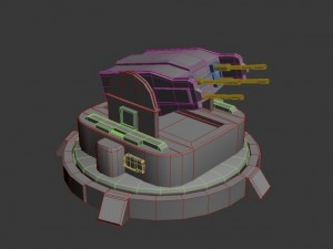 machine tower 3D-Modell