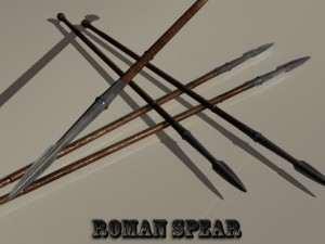 roman spear 3Dモデル