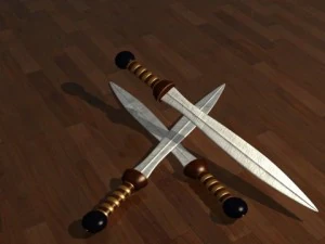 pedang Romawi Model 3D